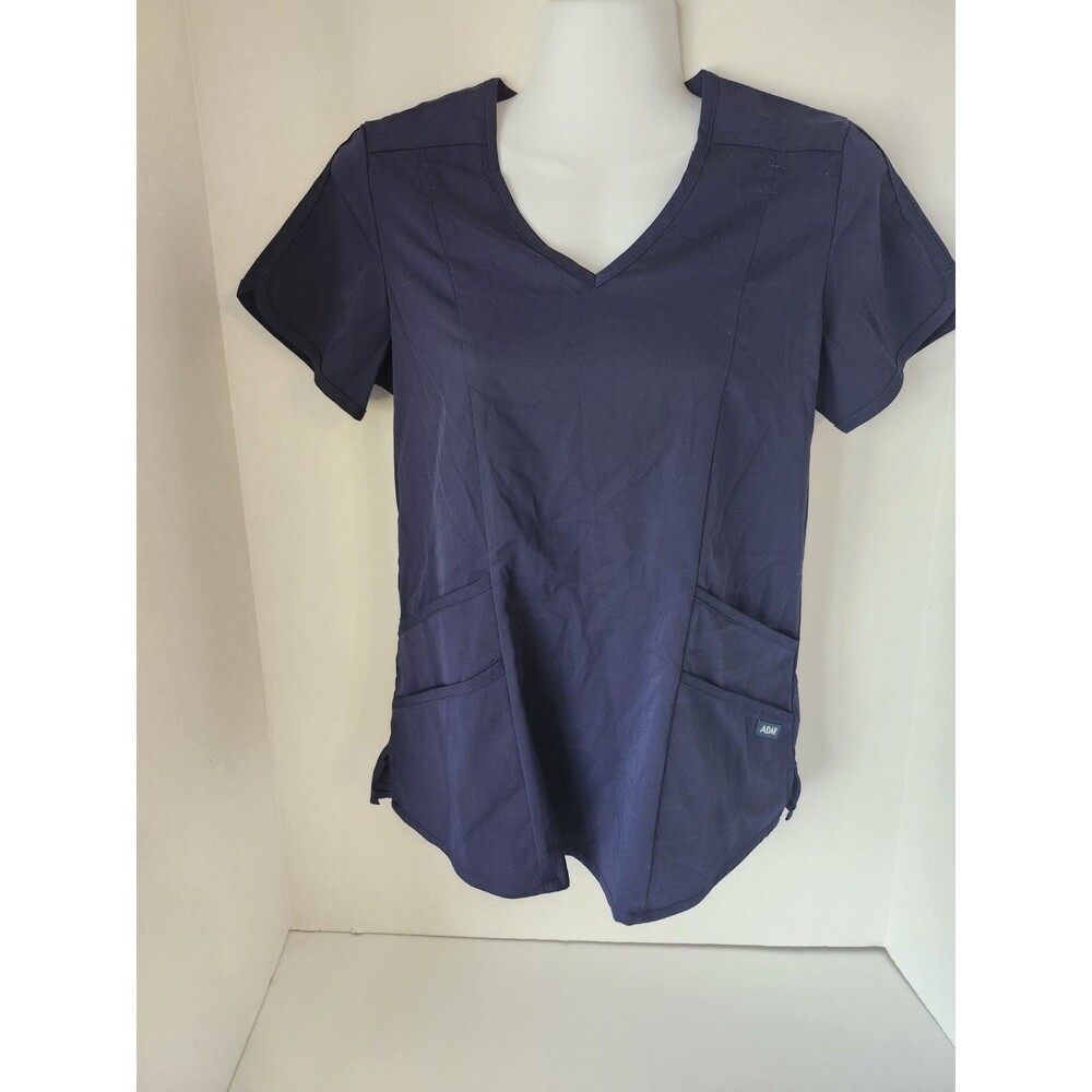 Scrub Top By Adar Size XS Blue